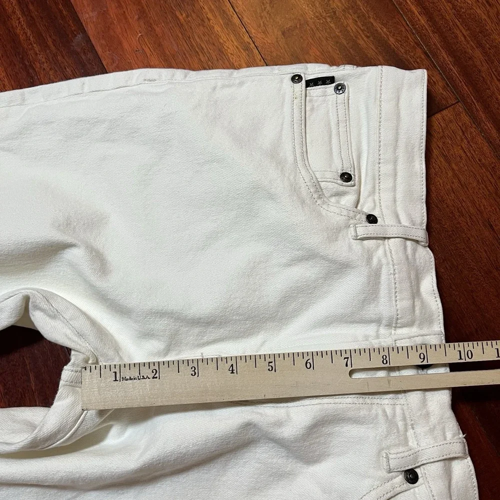 John Varvatos USA Jeans Mens 33 34x28 White Wight Stretch Streetwear EUC READ